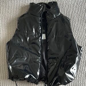 Fashion Nova Black Puffer Vest